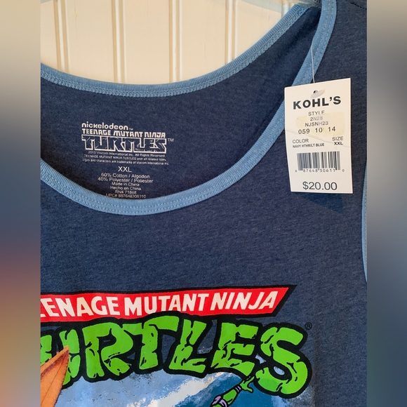 Nickelodeon Teenage Mutant Ninja Turtles Tank Top (NWT) XXL - Picture 3 of 5